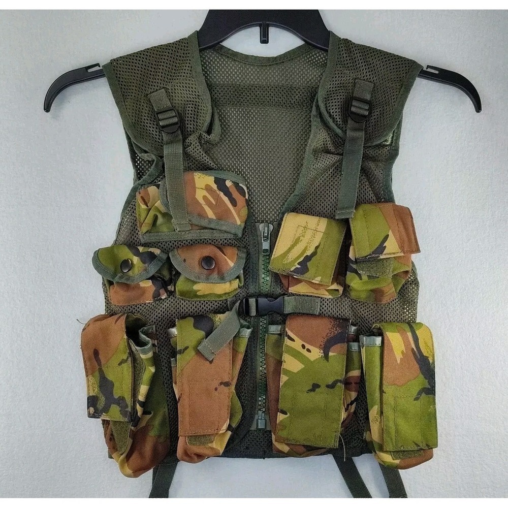 KOMBAT.UK Youth Med Camo Tactical‎ Vest Holster Adjustable📸SEE PICS📏📸